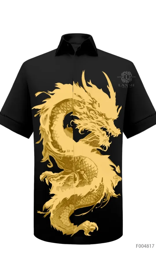 Laxmi Mythical - DragonForge Gold in Black