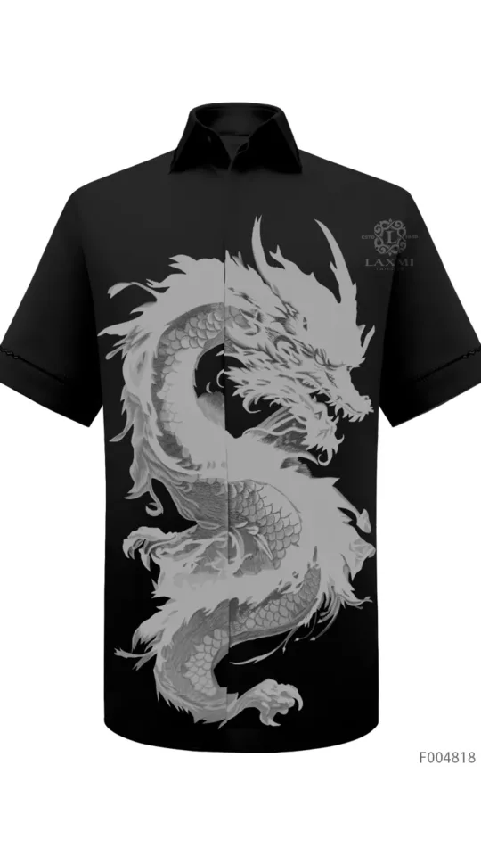 Laxmi Mythical - DragonForge Grey in Black