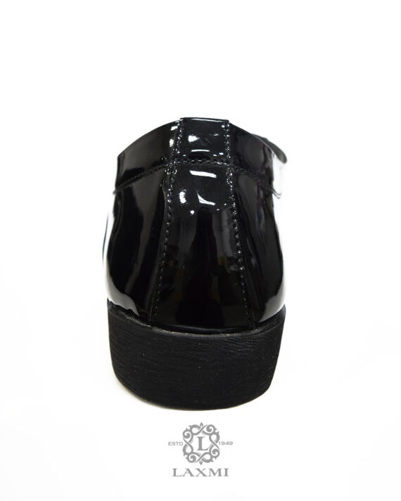 Patent Leather Oxford Shoes - Black - Image 3