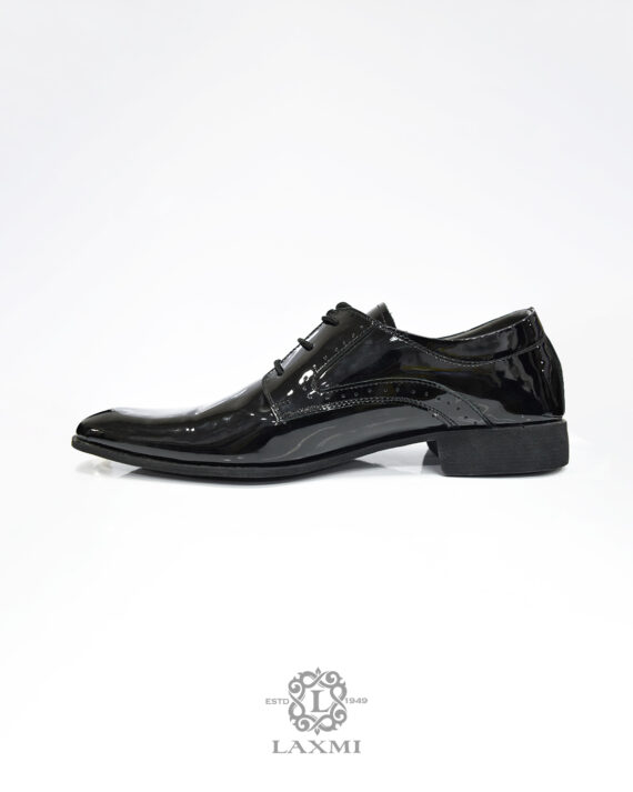 Patent Leather Oxford Shoes - Black - Image 5