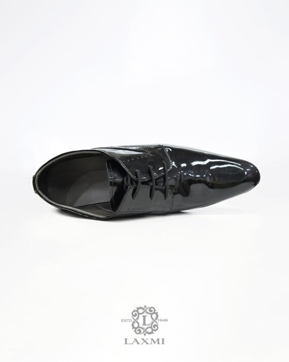 Patent Leather Oxford Shoes - Black - Image 6