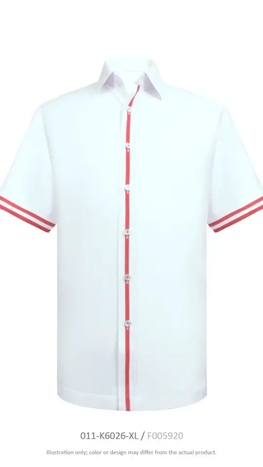 Laxmi MERDEKA - White Minimalist Red Lines