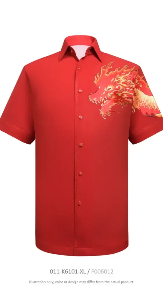 Laxmi MYTHICAL - Red Half Shoulder Dragon