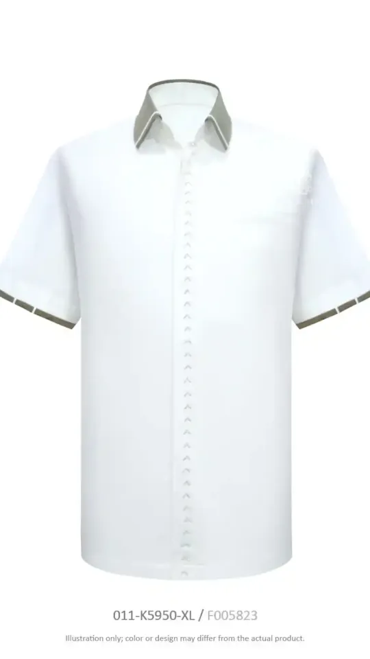 Laxmi MINIMALIST - PIanura White with Grey Collar