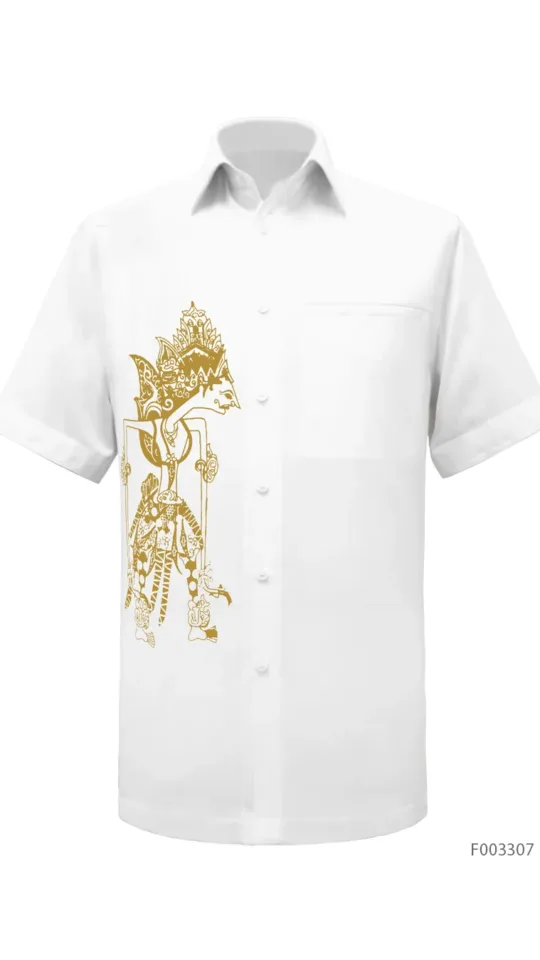 Laxmi Wayang 01 - Gold in White