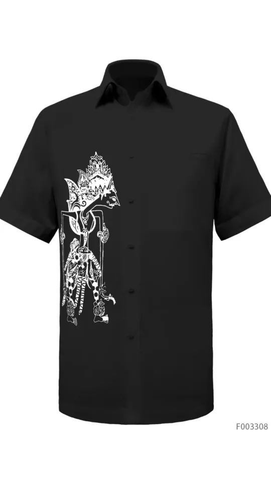 Laxmi Wayang 01 - White in Black