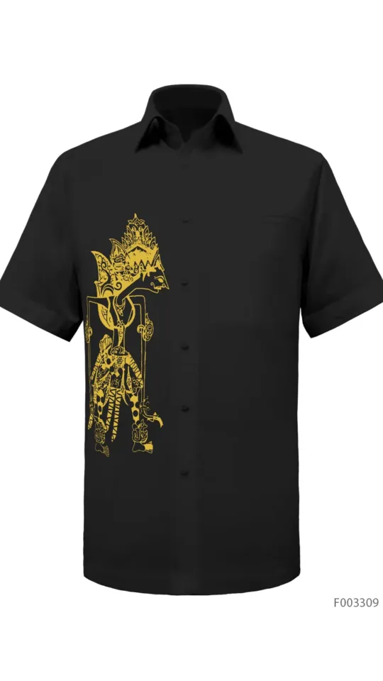 Laxmi Wayang 01 - Gold in Black