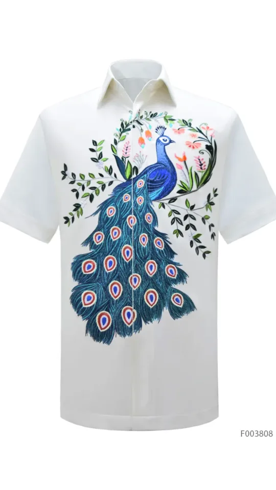 Laxmi Feather - Pavone Blu
