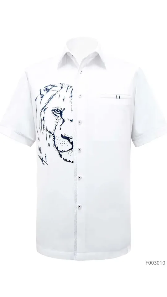 Laxmi Embroidery: Leonessa White
