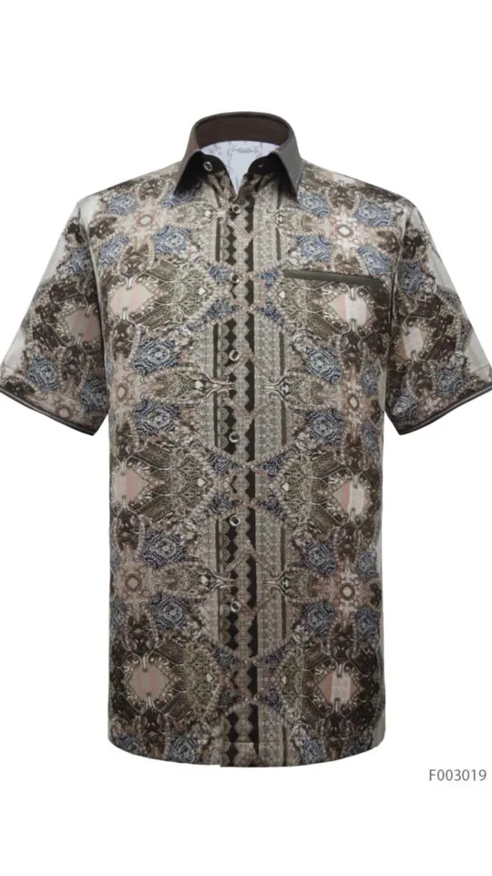 Italian Cotton Shirt: Buco Nero