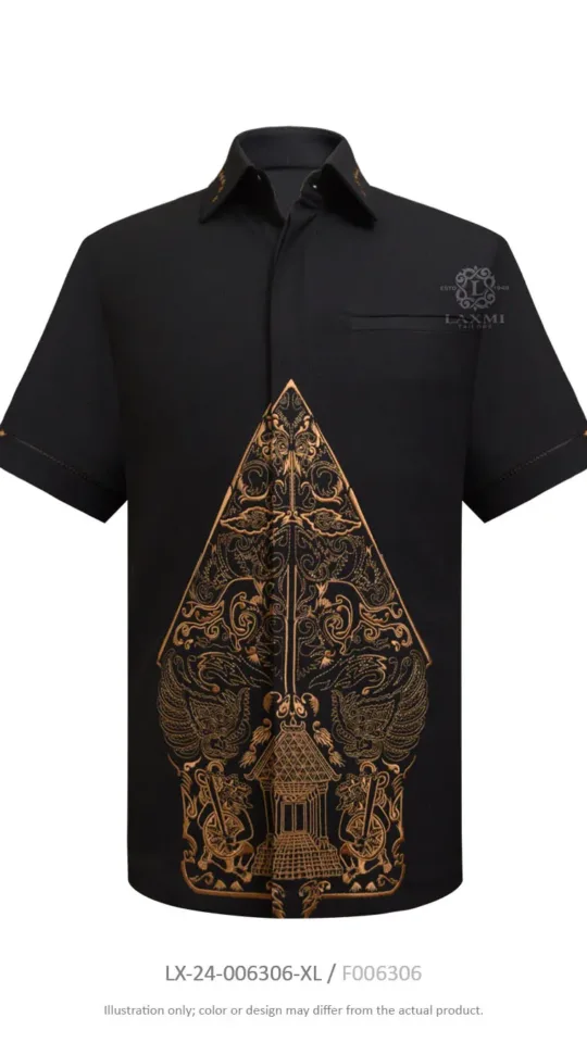 Laxmi Wayang - Gunungan Gold in Black