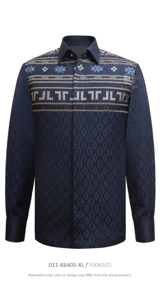 Laxmi Ornate - Navy Giriwarsa