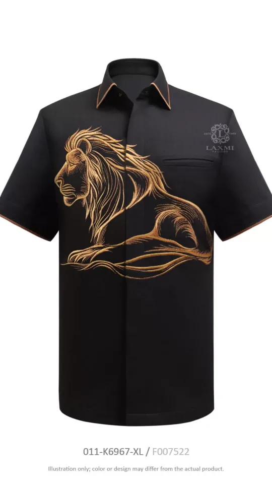 Laxmi Savanna - Golden Lion Silhouette
