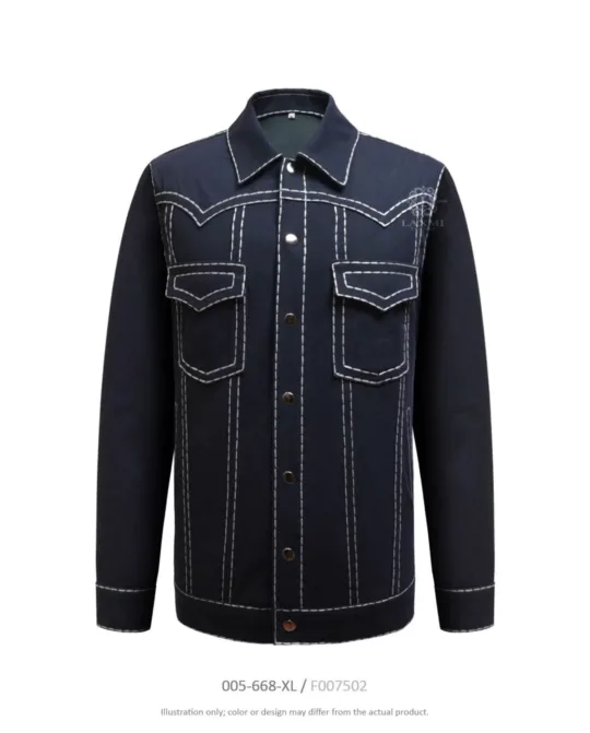 Bomber Jacket - Denim Western