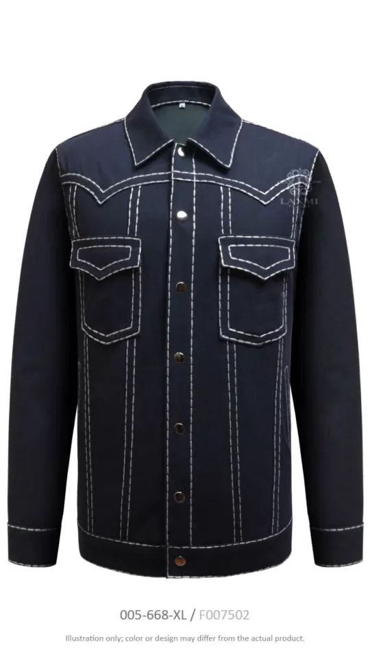 Bomber Jacket - Denim Western
