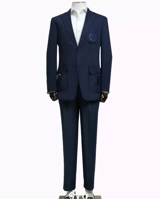 Laxmi Suit - Navy Sovereign