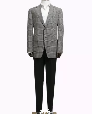 Laxmi Suit - Grey Plaid