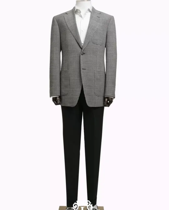 Laxmi Suit - Grey Plaid