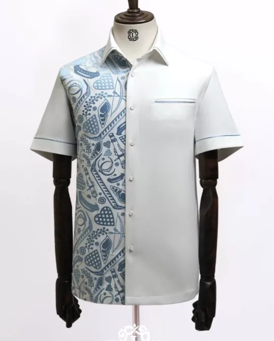 Laxmi Embroidery - Azure Harmony