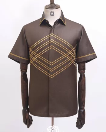 Laxmi Mosaic Luxe - Bronze Lattice