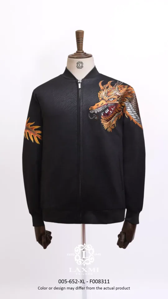 Laxmi Bomber Jacket - Black Ember