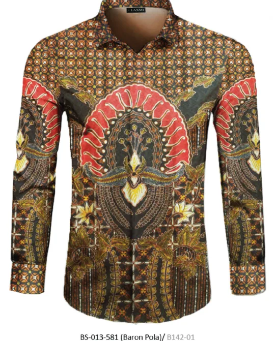 Batik Baron Pola - BS-013-581 Flora
