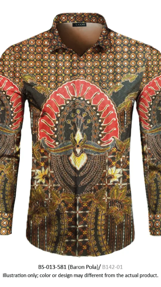 Batik Baron Pola - BS-013-581 Flora
