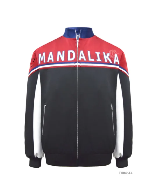 Bomber Jacket - Malika Red Black