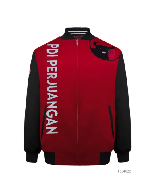 Bomber Jacket - Political Party PDIP Shoulder Logo