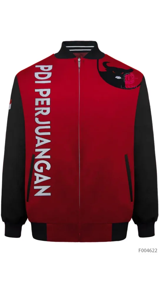 Bomber Jacket - Political Party PDIP Shoulder Logo