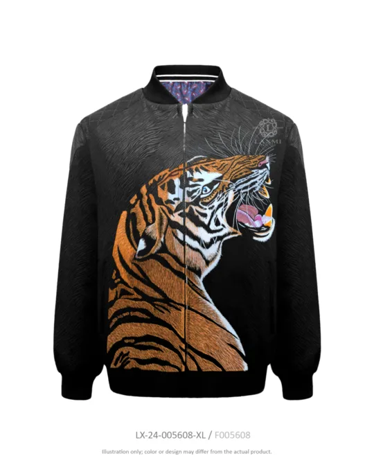 Bomber Jacket - Savanna Roaring Tiger