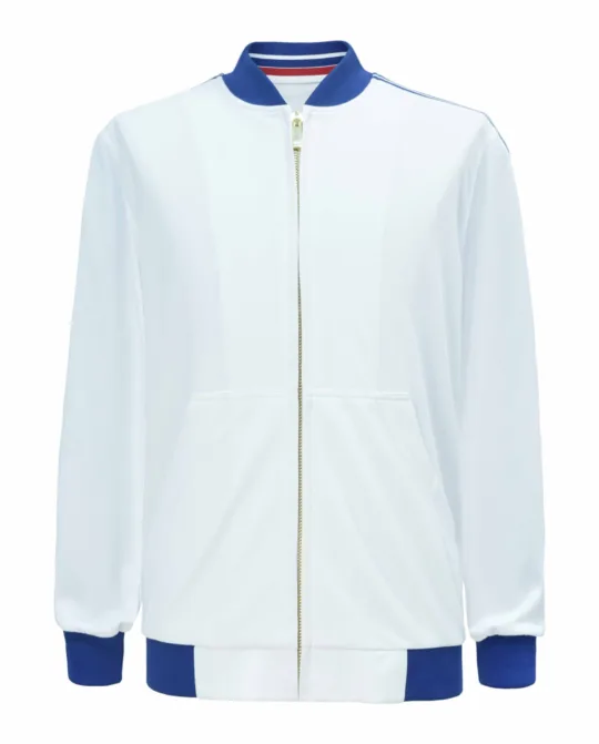 Bomber Jacket - Simply White Blue