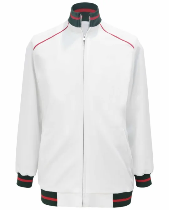 Bomber Jacket - Simply White Red