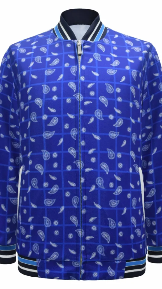 Bomber Jacket - Cobalt Cascade