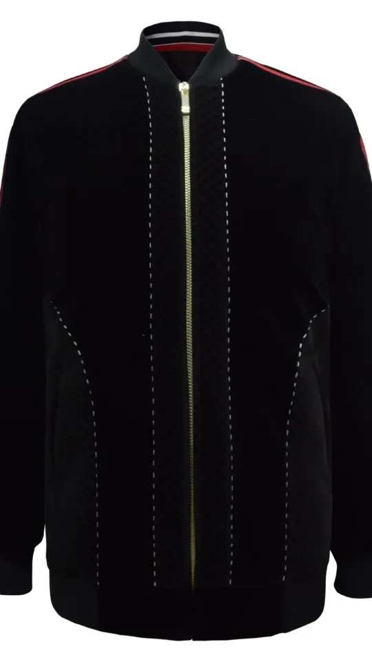 Bomber Jacket - Black Imperial Velour