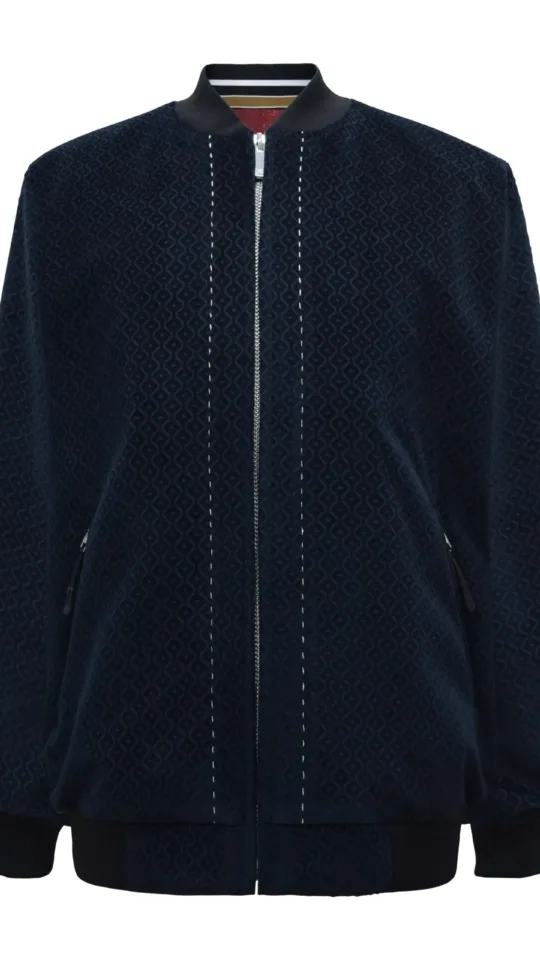 Bomber Jacket - Navy Imperial Velour