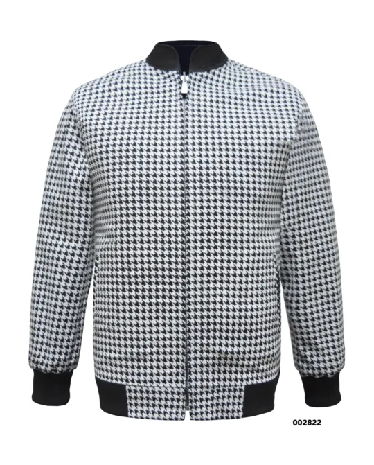 Bomber Jacket - Houndstooth