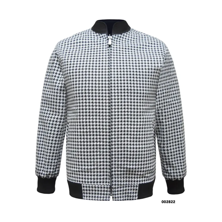 Bomber Jacket - Houndstooth