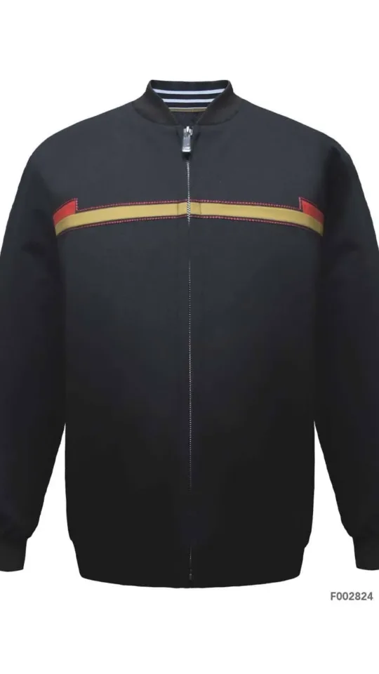 Bomber Jacket - Black Minimalist