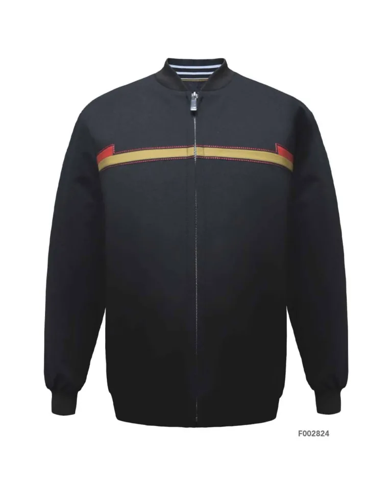 Bomber Jacket - Black Minimalist