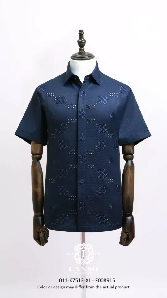 Laxmi Ornate - Indigo Crest