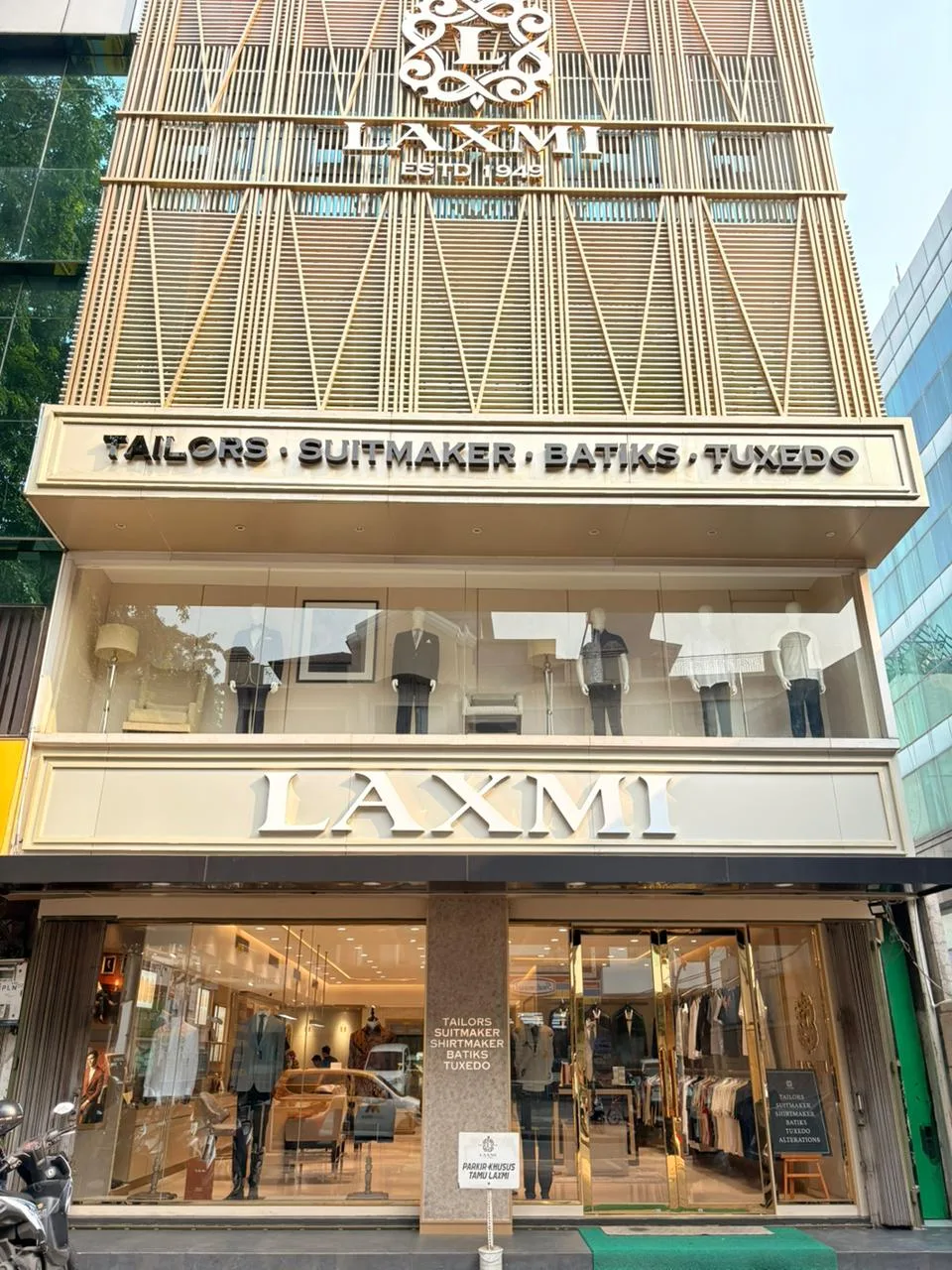 Laxmi Tailors - Kemang Raya storefront